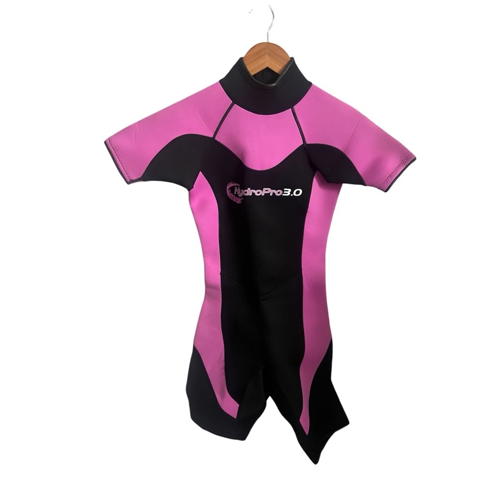 HydroPro 3.0 Wetsuit Pink Neoprene Scuba Surfing Diving Women’s Extra Small XS
